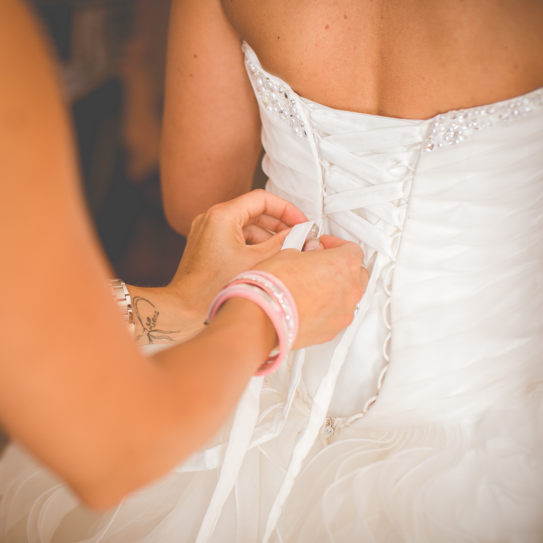 Mariage Bully préparatif robe de mariée