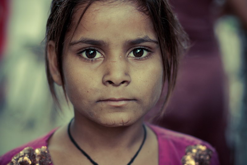 Petite fille au Rajasthan - Inde