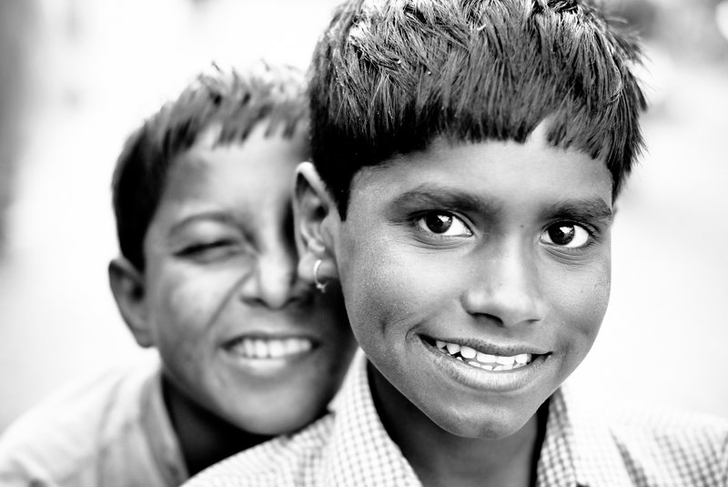 Enfants au Rajasthan