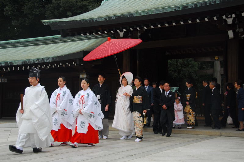 Tokyo - mariage au parc Yoyogi
