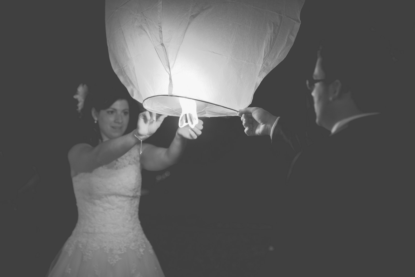 Mariage - Lâcher de lanternes - Manoir des lys