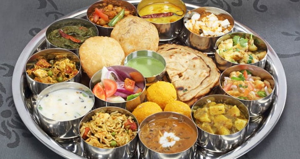 thali indien - cuisine épicée