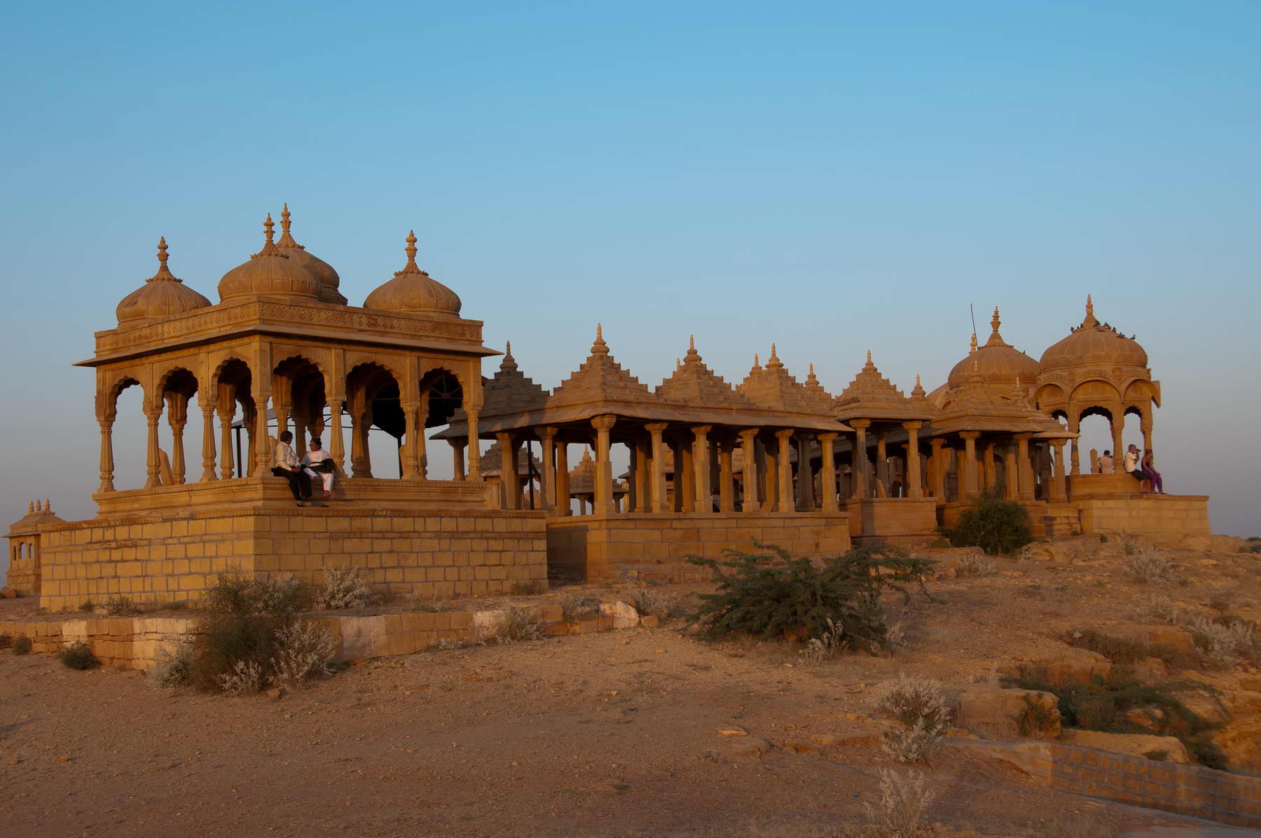 Les chhattris de Jaisalmer