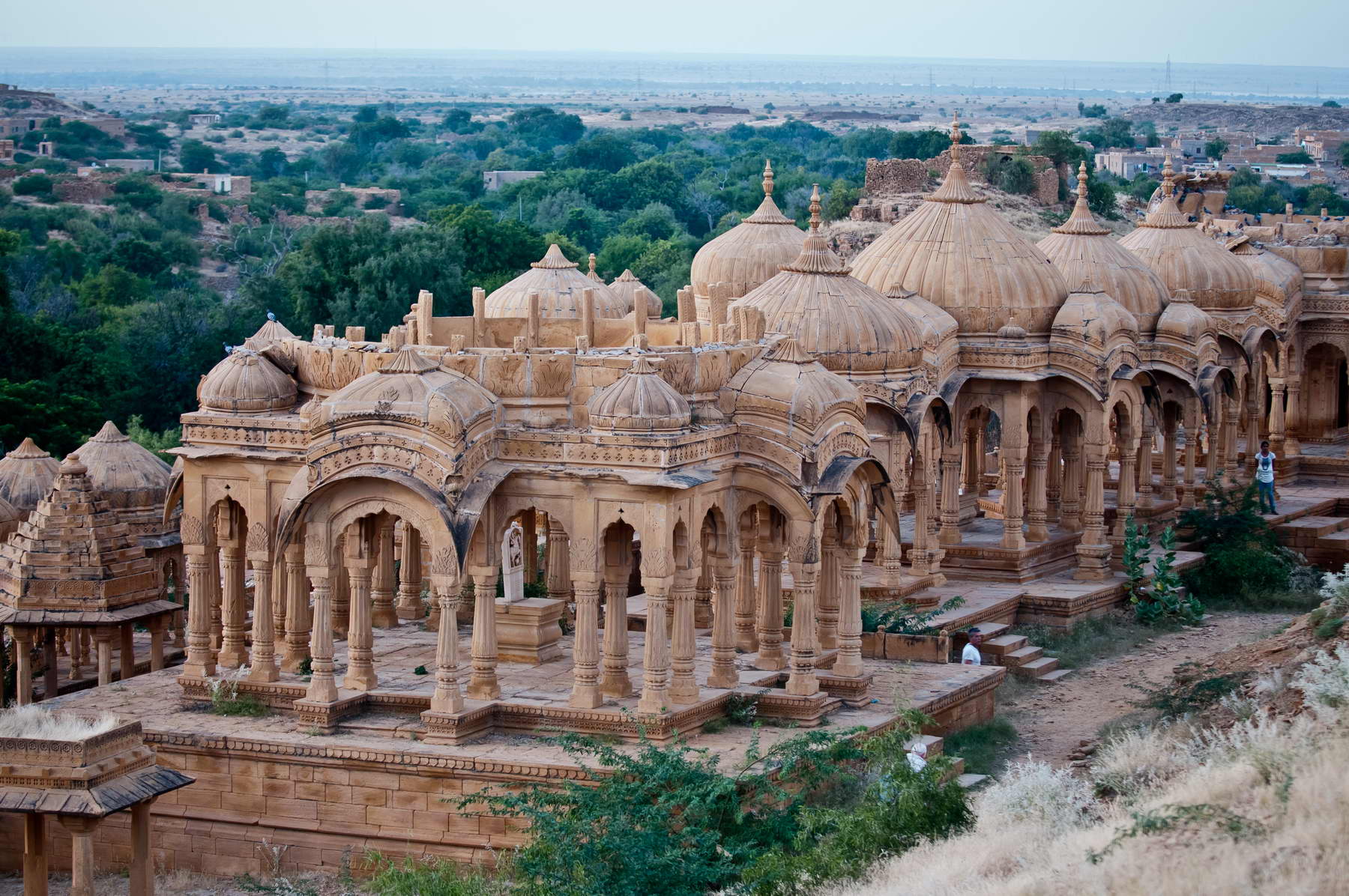 Les chhattris de Jaisalmer