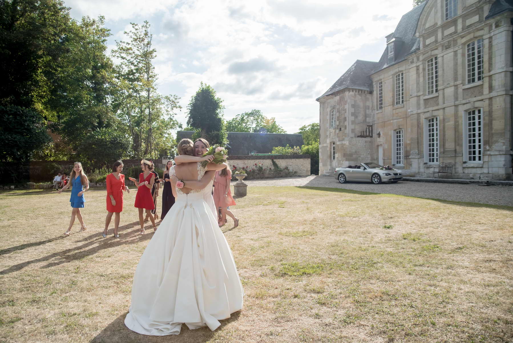 mariage au château du taillis - la réception - le bouquet de la mariée